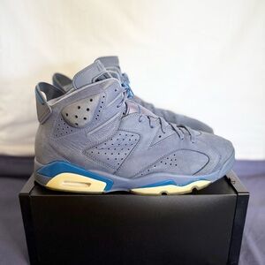 AUTHENTIC Jordan 6 Retro Jimmy Butler Diffused Blue size 13 384664-400 2018 USED